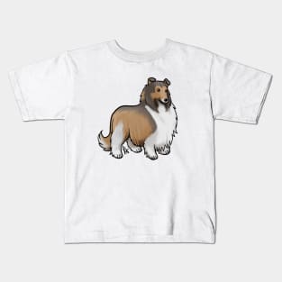 Dog - Rough Collie - Sable Kids T-Shirt